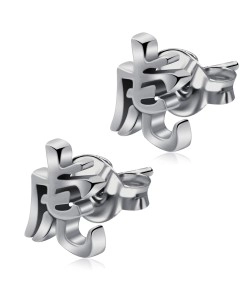 Kanji Stud Earrings SST-02