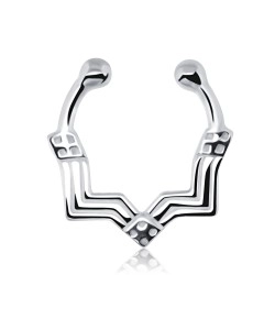 Pentagon Shaped Septum Clip Ring STCR-36