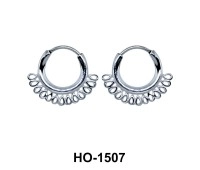 Silver Hoop Earring HO-1507